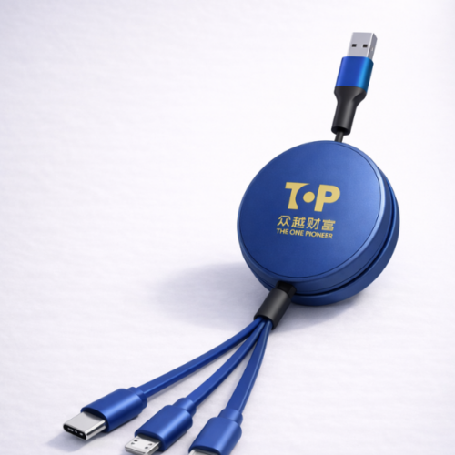 众越财富・铭刻系列・三合一伸缩数据线