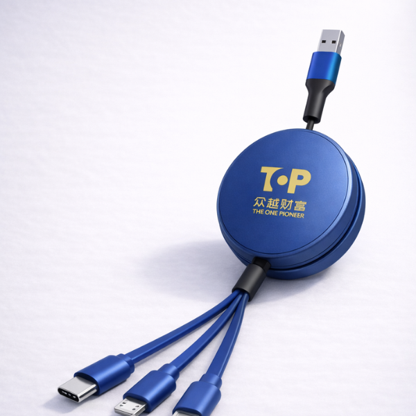 众越财富・铭刻系列・三合一伸缩数据线